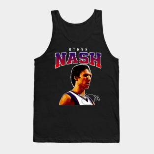 Steve Nash Basketball Legend Signature Vintage Retro 80s 90s Bootleg Rap Style Tank Top